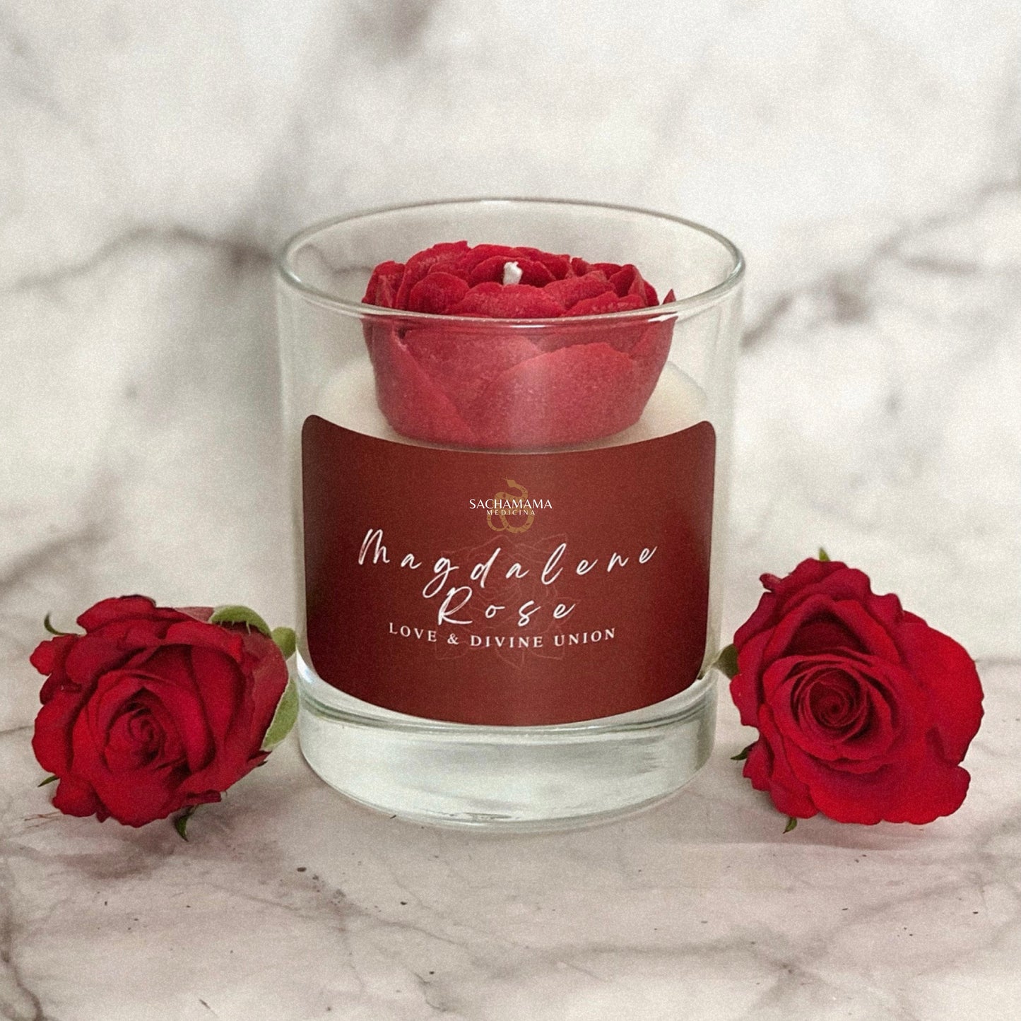 Valentine’s Magdalene Rose Soy Candle